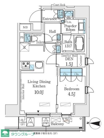 ベルファース錦糸町Ｓｏｕｔｈの物件間取画像